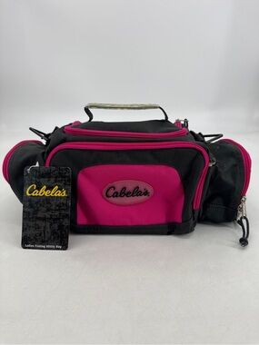 cabela's tackle bag pink Cabela's | Bags | Cabelas Grey Pink Shoulder Strap Travel Bag Nwot